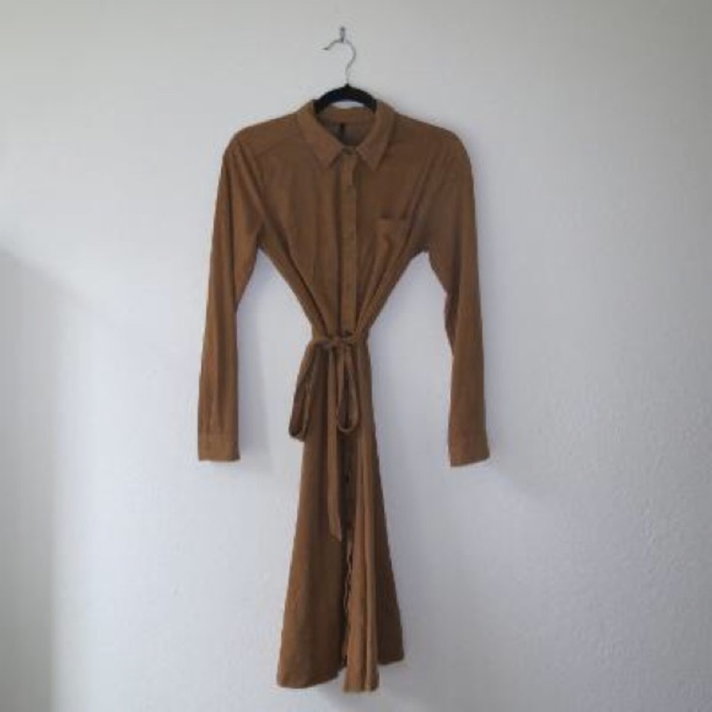 Suede dress